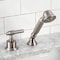 Kingston Brass KSK2368MLTR Transfer Valve Set For Roman Tub Filler, Brushed Nickel KSK2368MLTR - alternate 6